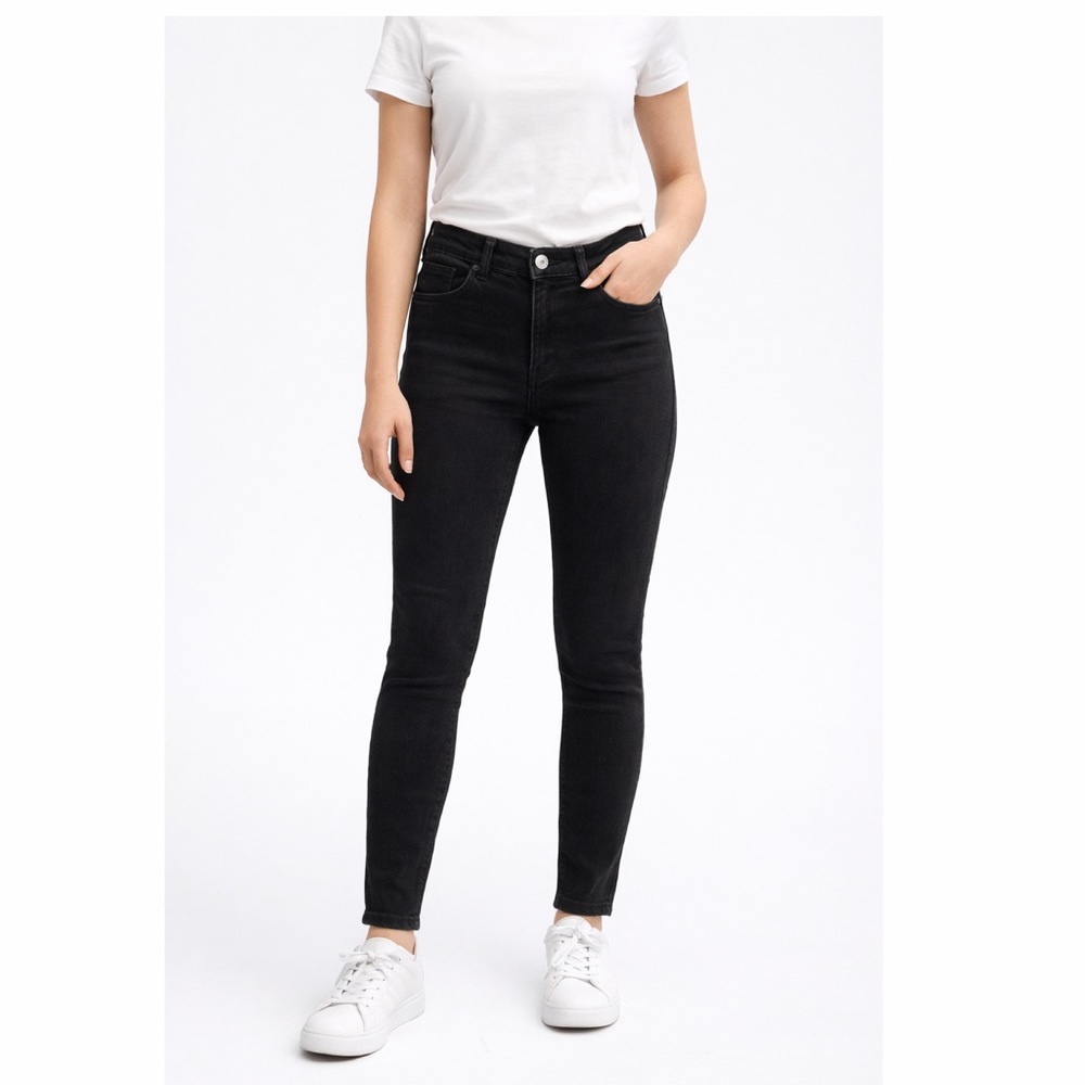 H&M Kids Skinny Fit Black Jeans Size 13-14Y Stretch Denim Pants